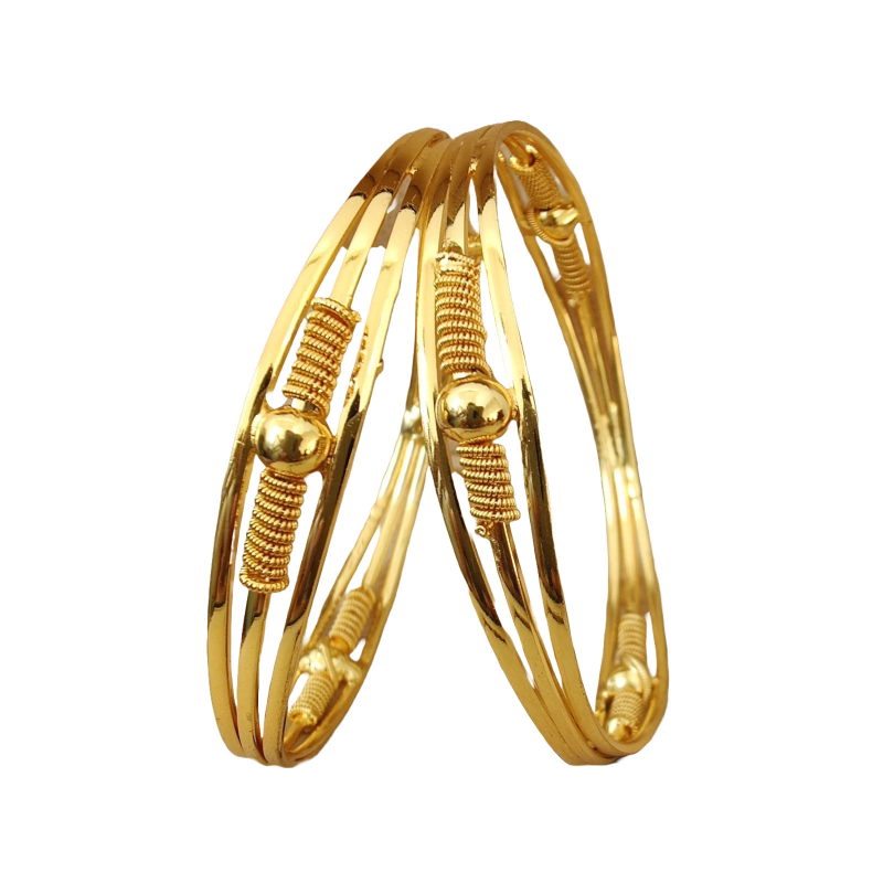Beauté Inégalée Bracelets plaqués or avec des designs uniques pour un style exceptionnel - Lot d