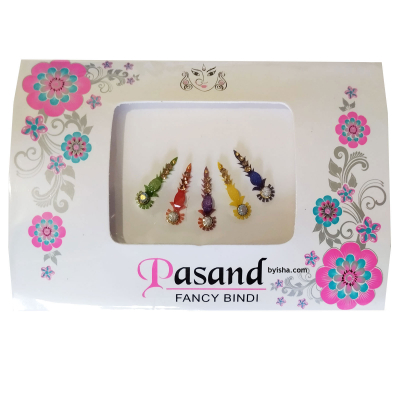 Bindi Fantaisie Pasand, Coloré , En forme de cône , Design Unique