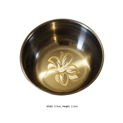 Bol en Acier Diamètre , 5,5cm, Hauteur , 2,2cm , Compact et Durable