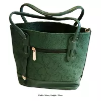 Catchy Grün Handtasche Geräumiger Stauraum Ideal für den Täglichen Gebrauch Schlankes und Stilvo