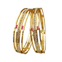 Charme Coloré Élégants bracelets plaqués or ornés de pierres précieuses variées pour un style