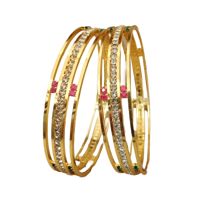 Charme Coloré , Élégants bracelets plaqués or ornés de pierres précieuses variées pour un style viva