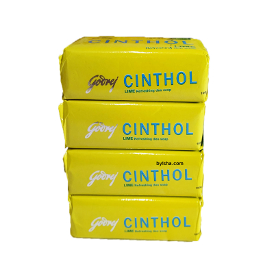 Cinthol Lime Savons Déo Rafraîchissants Pack de 4, 100g Chaque , Parfum Énergisant , Formule Douce p