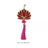 Décoration Murale Lotus Fait Main avec Suspension Lot de 6 Couleur Rose Décoration Intérieure Él