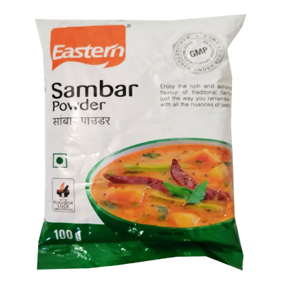Eastern Sambar Poudre 100g , Saveur authentique pour des plats délicieux , Parfait pour les amateurs
