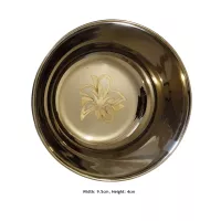 Edelstahlschale Breite 9 5cm Höhe 4cm Langlebig und Vielseitig
