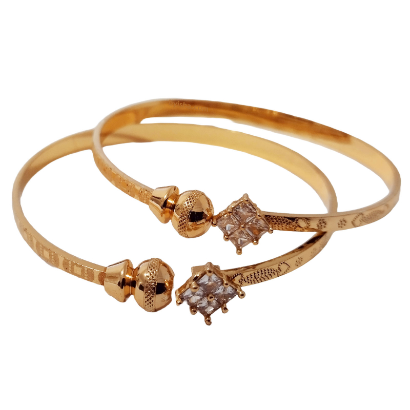 Ensemble de 2 Bracelets Taille Unique jusqu à 2.8 Design Imprimé Cœur Scintillant Orné de Pierre