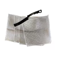 Ensemble de 4 Chiffons à Vaisselle en Fil Non Rayant et 1 Brosse de Nettoyage pour Fentes