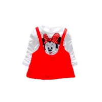 Entzückendes Minnie-Maus-Spielkleid für kleine Fashionistas Fesselnde cartoon-inspirierte Kleidung