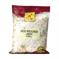 Flocons de riz blanc moyen de Kings 500g Poha Petit-déjeuner indien En-cas