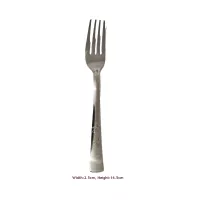 Fourchette en Acier Inoxydable Élégante Largeur 2 5cm Hauteur 16 5cm Design Durable et Élégant