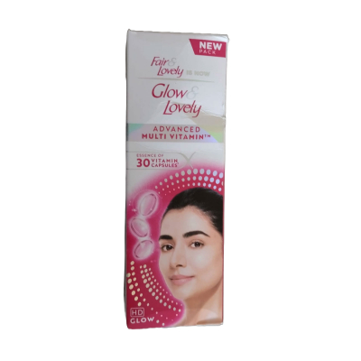 Glow and Lovely ,Anciennement Fair and Lovely, 50g Pack , Formule Avancée pour une Peau Radieuse , C