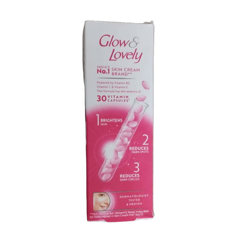 Glow and Lovely Anciennement Fair and Lovely 50g Pack Formule Avancée pour une Peau Radieuse Crème