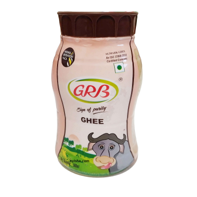 GRB Ghee 500ml , Pur et Authentique , Saveur et Arôme Riches , Idéal pour la Cuisine et les Desserts