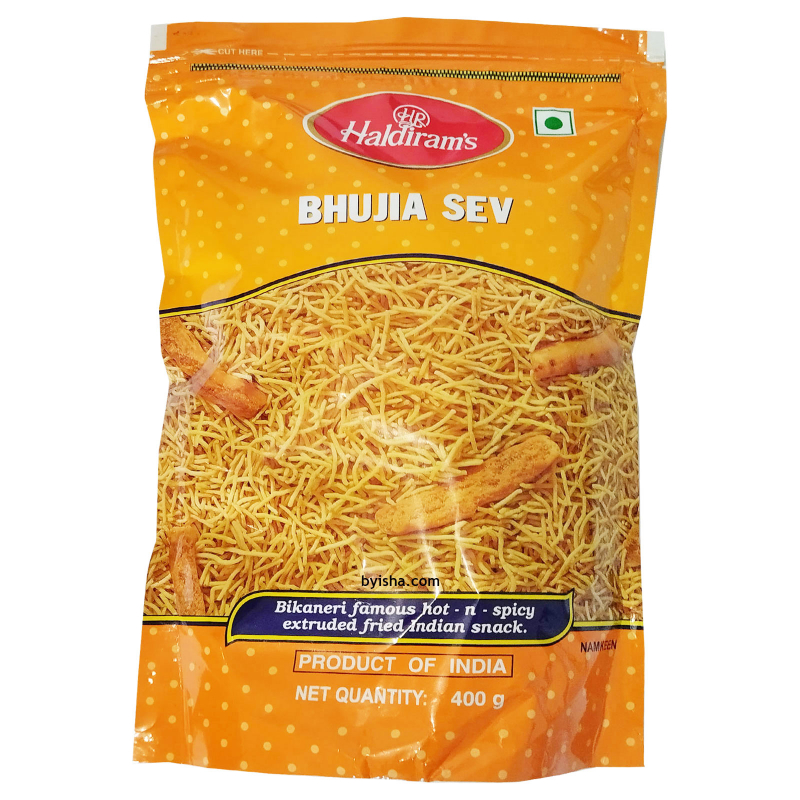 Haldiram s Bhujia Sev 400g Knuspriger und würziger Snack Authentischer indischer Geschmack