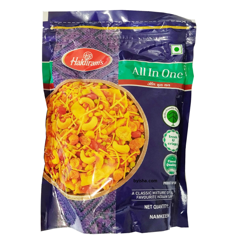 Haldirams All In One Namkeen 400g Snack Mélangé Épicé et Croustillant Mélange Indien Authentiqu