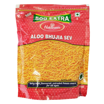 Haldirams Aloo Bhujia Sev 400g , Snack Croquant et Épicé , Saveur Authentique Indienne