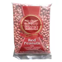 Heera Cacahuètes Rouges 375g Cacahuètes à peau rouge Arachides