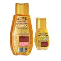 Huile Capillaire Dabur Amande 485ml + Gratuit 95ml Enrichie en Protéine de Soja et 10X Vitamine E F