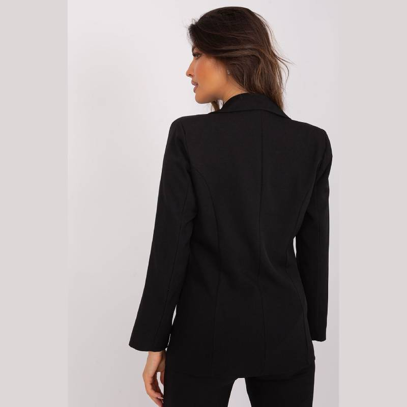 Italy Moda Schwarze Jacke Größe XXL - Hochwertiges Material Geeignet für Büro und Besprechungen 
