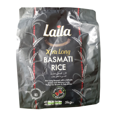 Laila Extra Long Basmati Riz 5kg , Xtra Long Riz , Riz pour Biryani