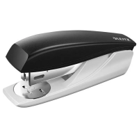 Leitz 5501-00-95 NeXXt Heftgerät - Müheloses Heften für bis zu 25 Blatt - Elegantes Schwarz - Zuv