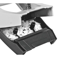 Leitz NeXXt 5005-00-95 Bürolocher - Stanzt mühelos bis zu 25 Blätter - Elegantes schwarzes Design