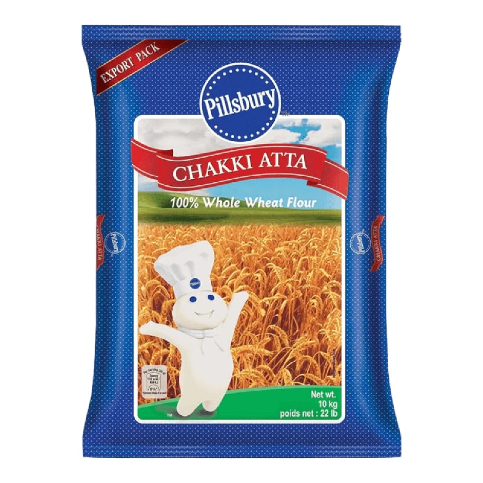Buy Pillsbury Chakki Atta 10Kg , Whole Whe Online in Germany
