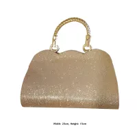 Pochette Dorée Élégante Largeur 25cm Hauteur 15cm Style et Sophistication
