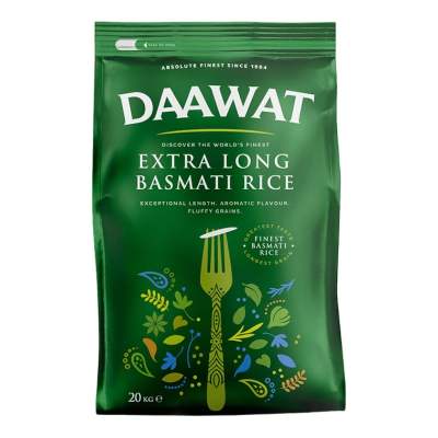 Riz Basmati Extra Long Daawat 20Kg , Riz Daawat , Riz Pulao , Riz Biryani