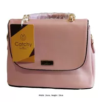 Sac à Main Vieux Rose Chic Design de Poignée Stylée Trois Compartiments de Rangement Spacieux Acc