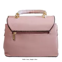 Sac à Main Vieux Rose Chic Design de Poignée Stylée Trois Compartiments de Rangement Spacieux Acc