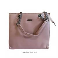 Sac à Main Élégant en Vieux Rose Design de Poignée à Chaîne Stylée Parfaite Alliance de Charm