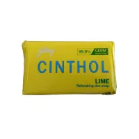 Savon Cinthol Citron Vert 125g Parfum d Agrumes Rafraîchissant Formule Nettoyante et Revitalisante 