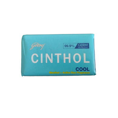 Savon Cinthol Cool 125g , Fraîcheur Mentholée Revigorante , Nettoyage en Profondeur et Effet Rafraîc
