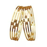 Sophistication Éclatante Bracelets plaqués or avec des pierres brillantes pour une touche de luxe 