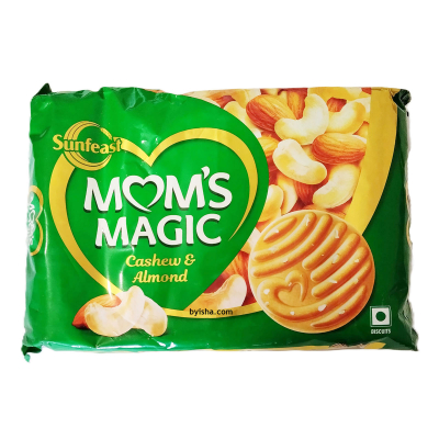 Sunfeast Mom,s Magic Cookies aux noix de cajou et amande 584g , Délicieux biscuits croustillants , P