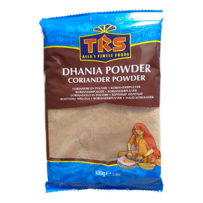 TRS Dhania en poudre 100g , Poudre de coriandre , Poudre de graines de coriandre