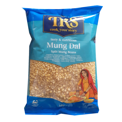 TRS Mung Dal 500g , Haricots Mungo fendus , Moong Dal