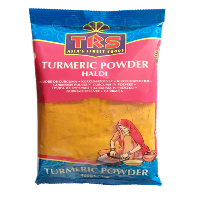 TRS Poudre de Curcuma 400g , Haldi , Poudre de Curcuma , Curcuma Moulu