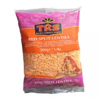 TRS Red Split Lentils 500g Masoor Dal Lentilles rouges Masoor