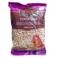 TRS Toor Dal 500g Pois jaunes cassés Pois pigeon fendus
