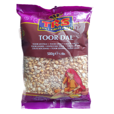 TRS Toor Dal 500g , Pois jaunes cassés , Pois pigeon fendus