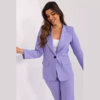 Veste violette Italy Moda taille XL - Qualité premium tissu fin parfaite pour le bureau et les réu