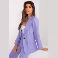 Veste violette Italy Moda taille XL - Qualité premium tissu fin parfaite pour le bureau et les réu